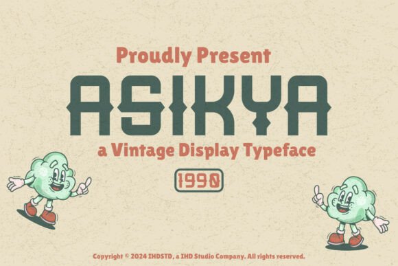 Asikya Font Review: Vintage Display Type for Campaigns