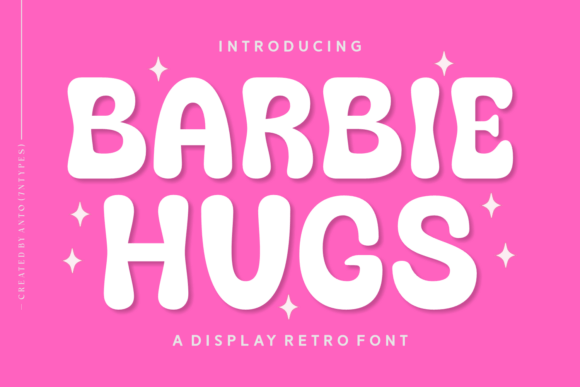 Barbie Hugs Font: Playful Display Typography for Web Design