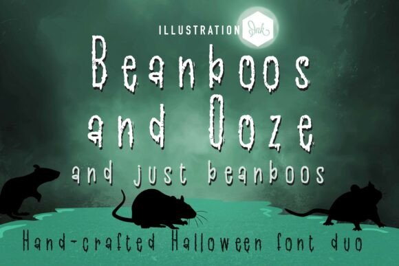 Beanboos and Ooze Duo: A Halloween Font for Campaigns