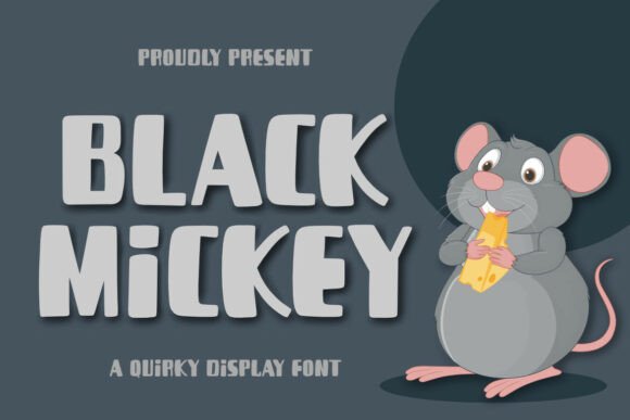 Black Mickey Font: Playful Branding for Small Business