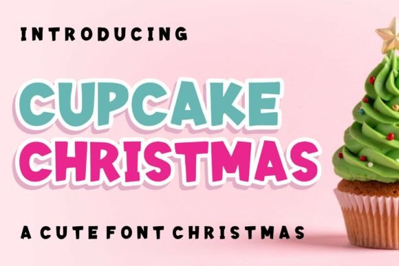 Cupcake Christmas Font: Sweet Branding for Small Business