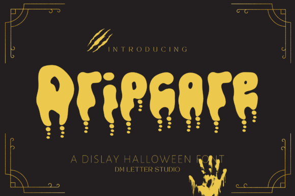 Dripcore Font: Bold Horror Energy for Editorial Design