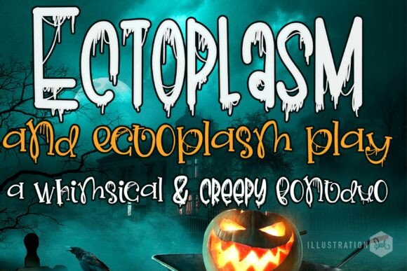 Ectoplasm Duo Font: A Spooky Typeface for Branding