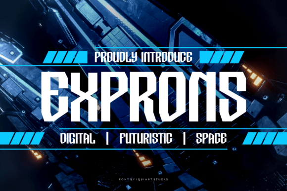 Exprons Font: Sharpening Digital Campaign Visuals