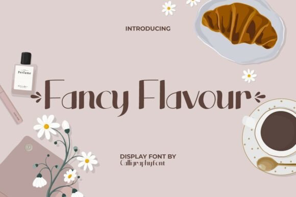Fancy Flavour Font: Modern Display Type for Makers