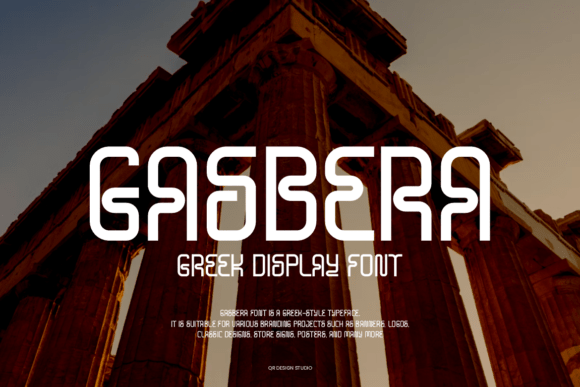 Gasbera: A Designer’s Take on This Display Font