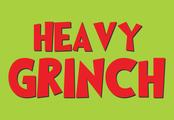 Heavy Grinch Font: Adding Playful Holiday Charm