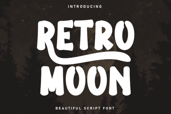 Retro Moon Font: A Display Typeface for Warm Campaigns