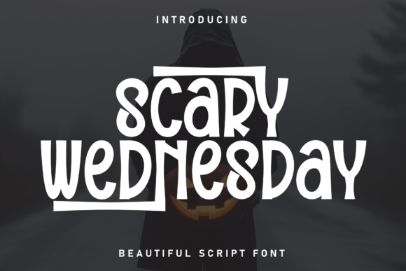 Scary Wednesday Font: Playful Display Type for Makers