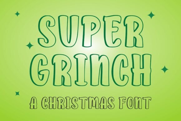 Super Grinch Font Review: Festive Display Type for Branding