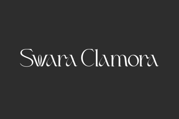 Swara Clamora Font: Elevating Boutique Brand Identity