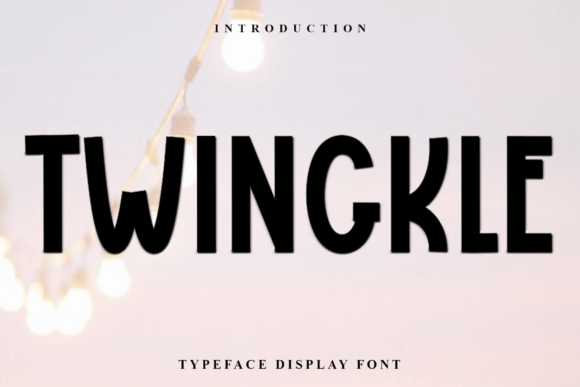 Twingkle: A Designer’s Take on This Display Font