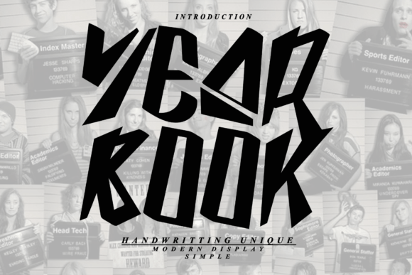 Year Book Font Review: A Display Typeface for Modern Branding